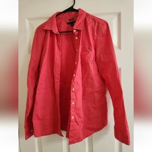 Pink Button-Up Shirt